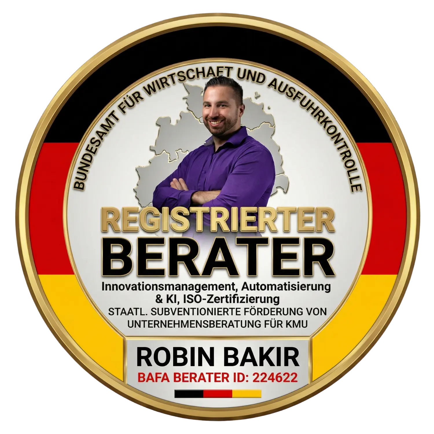Robin Bakir - BAFA registrierter Berater, Berater-ID 224622